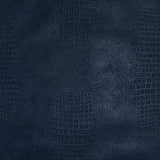 WM6750701 Vinyl Crocodile Navy Blue Textured Wallpaper faux alligator skin wallcovering 3D