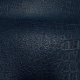 WM6750701 Vinyl Crocodile Navy Blue Textured Wallpaper faux alligator skin wallcovering 3D