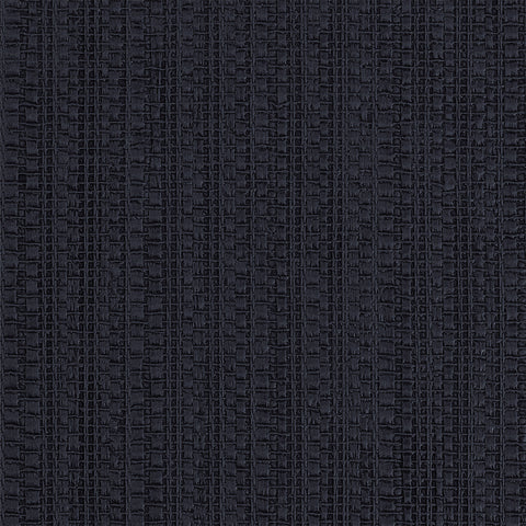 WM734301 Vinyl Basketry Wallpaper Navy Wallcoverings