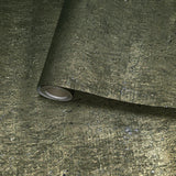 WM811KCS Real Natural cork organic dark Brass metallic black textured eco Wallpaper rolls
