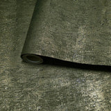 WM811KCS Real Natural cork organic dark Brass metallic black textured eco Wallpaper rolls