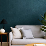 WM822KCC Real Natural cork dark green emerald blue copper metallic foil texture Wallpaper
