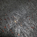 WM831KCC Real Natural cork Gray charcoal platinum copper metallic foil textured Wallpaper
