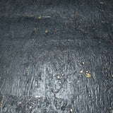 WM868KCG Real Natural cork Gray charcoal platinum gold metallic foil textured Wallpaper