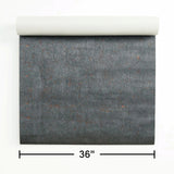 WM869KCC Real Natural cork Dark Gray platinum copper metallic foil textured eco Wallpaper
