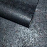 WM869KCC Real Natural cork Dark Gray platinum copper metallic foil textured eco Wallpaper
