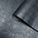 WM869KCC Real Natural cork Dark Gray platinum copper metallic foil textured eco Wallpaper

