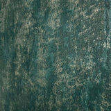 WM90400501 Rustic distressed paint green brass metallic Textured faux Concrete Wallpaper 3D