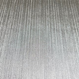 WM90680301 Silver foil metallic faux fabric textured vertical lines contemporary wallpaper