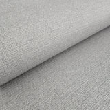 WM92120001 Gray silver modern faux woven fabric textured Wallpaper plain wallcoverings roll
