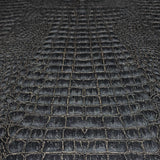 WMAFR1301001 Crocodile gray blue gold metallic Textured Wallpaper faux alligator skin leather