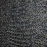 WMAFR1301001 Crocodile gray blue gold metallic Textured Wallpaper faux alligator skin leather