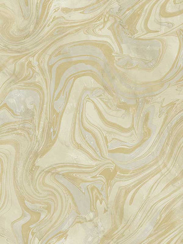 WMAST050910 Petra Custard Wallpaper