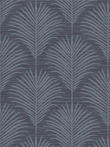 WMGL2011201 Marco Allover Leaves Blue Wallpaper