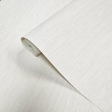 WMGL2030001 Banni off white heavy vinyl faux grasscloth textured plain modern wallpaper roll