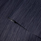 WMGL2030201 Dark navy blue heavy vinyl faux grasscloth textured plain wallpaper rolls modern