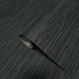 WMGL2032001 Dark gray heavy vinyl faux grasscloth textured plain contemporary wallpaper roll