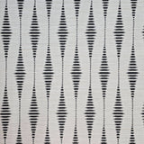 WMGL2110601 Cream black diamonds faux Sisal grasscloth textured modern geometric wallpaper