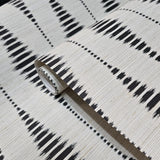 WMGL2110601 Cream black diamonds faux Sisal grasscloth textured modern geometric wallpaper