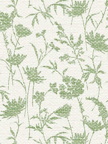 WMGL2130401 Grasslands florals tropical green abstract Wallpaper
