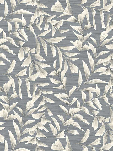 WMGL2180801 Grasslands Floral Gray Wallpaper
