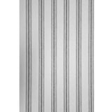 WMSR2060001  Classic vertical Stripes Gray off white striped faux fabric textured wallpaper