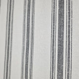 WMSR2060001  Classic vertical Stripes Gray off white striped faux fabric textured wallpaper
