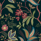 WMTJ4110001 Kew Carbon Leaf Vine Wallpaper