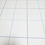 WMYM3092201  Blue off white classic windowpane plaid thread string lines textured wallpaper