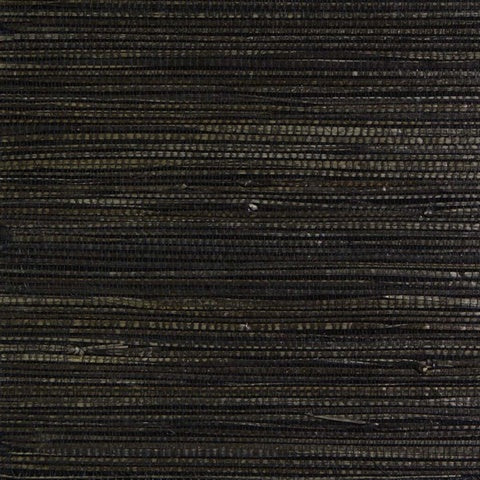 WP21400_P Malia Grass Black Natural Grasscloth Wallpaper