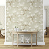 WS70105 Kiruna Saddle Tan Tree Branch Wallpaper