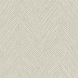 WS70211 Sitka Foil Natural Grasscloth Chevron Wallpaper