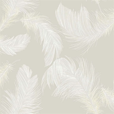 WS70808 Frostfell Saddle Tan Wallpaper