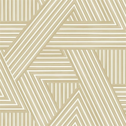 WS70905 Nome Balanced Beige Geometric Weave Wallpaper