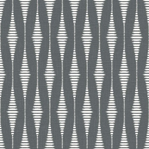 WS71100 Chillbourne Sliver Leaf Linen Stripe Wallpaper