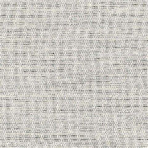 WS71200 Tok Half Moon Grey Textured Faux Basketweave Wallpaper