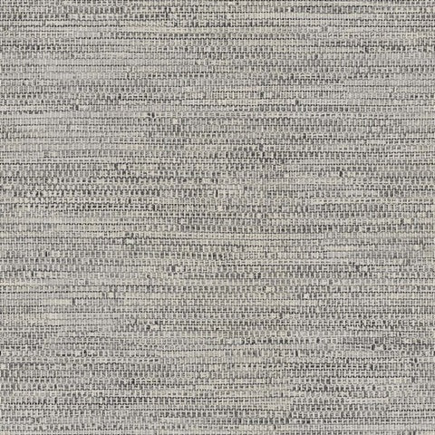 WS71210 Tok Fog Textured Faux Basketweave Wallpaper