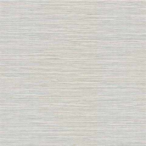 WS71400 Eagle River Grey Linen Faux Grasscloth Wallpaper