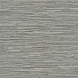 WS71410 Eagle River Horizon Grey Faux Grasscloth Wallpaper