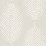 WS71715 Port Lions Icy Path Large Palm Leaf Stripe Wallpaper