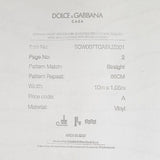 TCW007TCAI9UZ001 Dolce & Gabbana charcoal black zebra print wallpaper textured roll