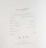 TCW007TCAHOU0073 Dolce & Gabbana off white D&G logo print wallpaper textured roll