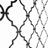 YS9100, 8097 White black flexo luby trellis geometric pattern geo modern Wallpaper 3D