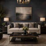 Y6200907 Navy blue black faux sisal grasscloth textured contemporary embossed wallpaper