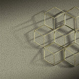 Y6231103 Stretched Hexagons Light Grey Wallpaper