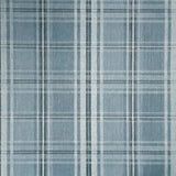 YM30102 Soothing blue gray off white classic plaid thread string lines texture wallpaper
