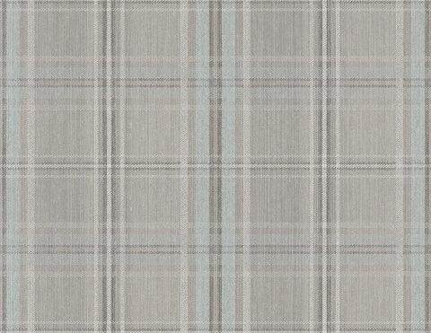 YM30107 String Tartan Gray Wallpaper