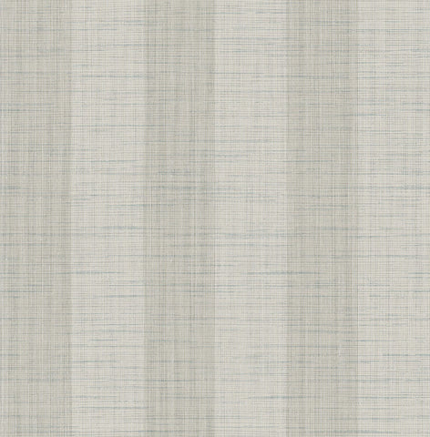 YM30710 String Block Stripe Blue Gray Wallpaper