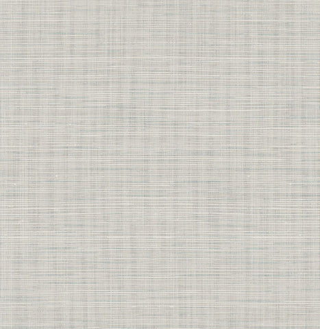 YM30802 String Birch Texture Blue Gray Wallpaper