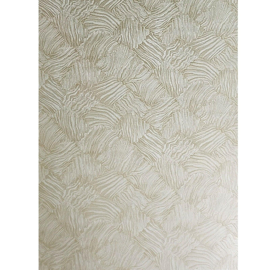 M25019 Yellow beige gold metallic glitter textured shell tile faux pla ...